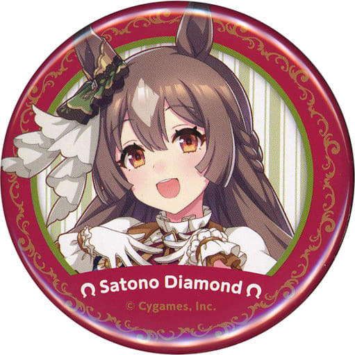 Satono Diamond Official Can Badge (New Stars - Rose Ver.) — Umamusume Pretty Derby 4th EVENT SPECIAL DREAMERS!! (Cygames) 56mm — Pre-owned