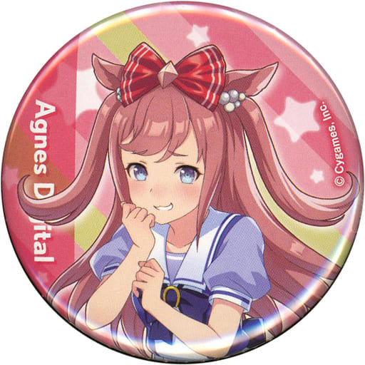 Agnes Digital Official Can Badge (Uniform Ver.) - Umamusume Pretty Derby 4th EVENT SPECIAL DREAMERS!! (56mm, Cygames, Pre-owned)
