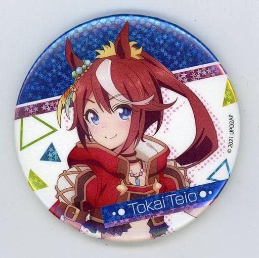 Tokai Teio Can Badge (75mm) - Umamusume Pretty Derby Season 2 - SK Japan - Pre-owned
