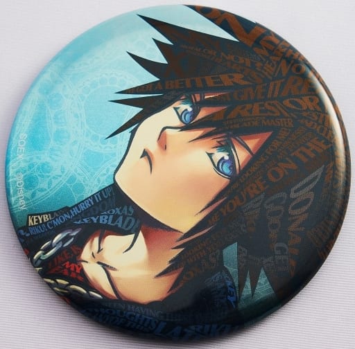 Sora Art Can Badge Kingdom Hearts Approx. 100 mm
