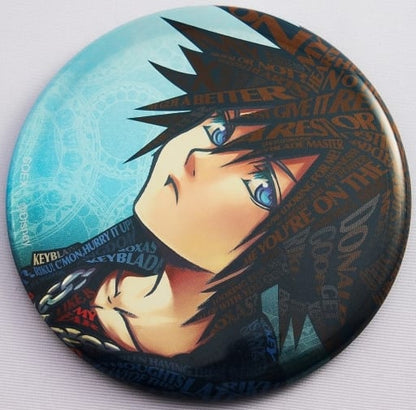 Sora Art Can Badge Kingdom Hearts Approx. 100 mm