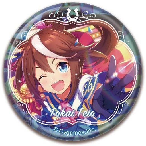 Tokai Teio CAN Badge Vol.2 B - 56mm Round Pin Badge (Hasepro × Bandai) Official Umamusume Pretty Derby Merchandise