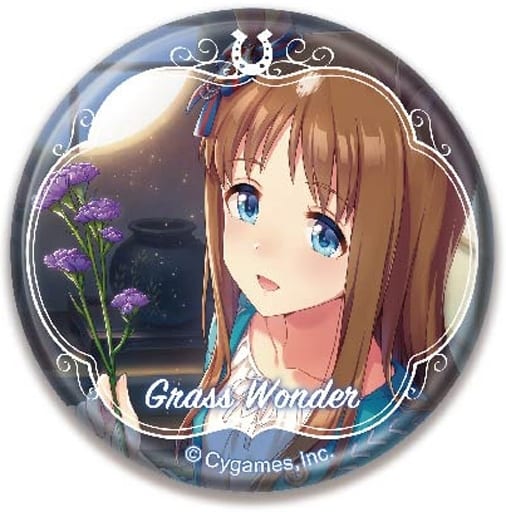 Grass Wonder CAN Badge Vol.2 B - Umamusume Pretty Derby 56mm HasePro / Bandai