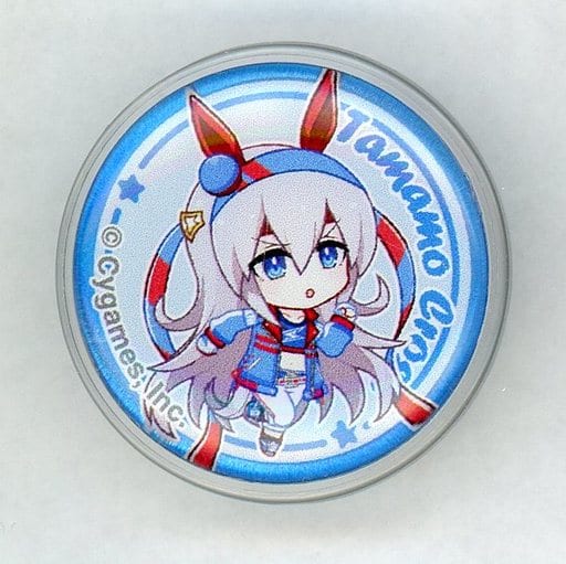 Tamamo Cross (Uma Mini) Puchi Pin Badge - Umamusume Pretty Derby NAMCO Promotion (Bandai Namco Amusement) 30mm