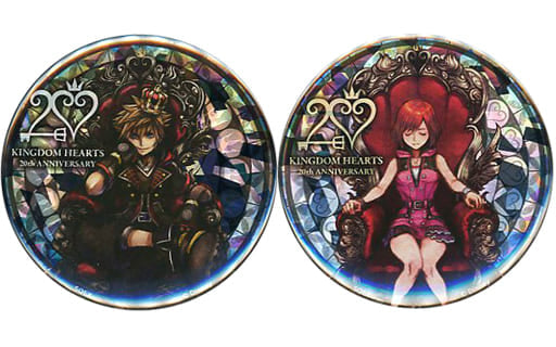 Kingdom Hearts Sora & Kairi 20th Anniversary Badge Set
