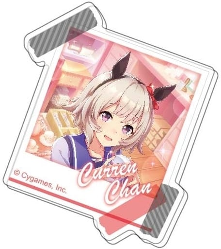 Curren Chan Acrylic Badge - Umamusume Pretty Derby Vol.2 A (Hase·Pro / Bandai) Approx 65×56×3mm — Pre-owned