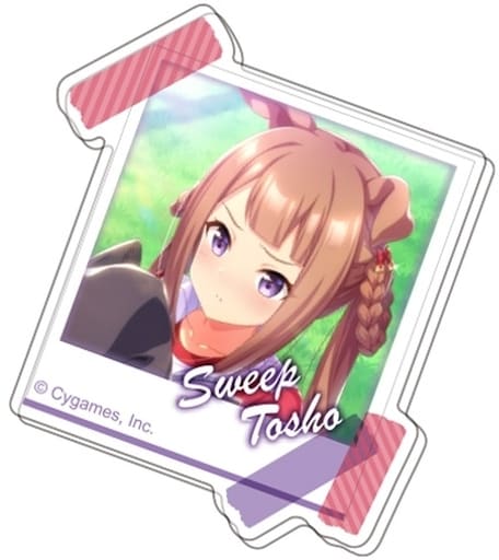 Sweep Tosho Acrylic Badge - Umamusume Pretty Derby Vol.2 A (Hase-Pro / Bandai) 65×56×3mm