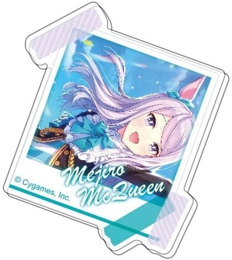 Mejiro McQueen Acrylic Badge Vol.2 B - Umamusume Pretty Derby - Hase·Pro / Bandai - Approx 65×56×3mm