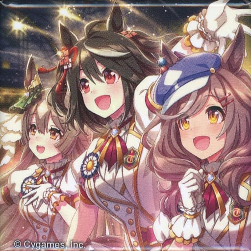 Jacket Illustration (WINNING LIVE 05) Official Trading Square Can Badge - Umamusume Pretty Derby 4th EVENT SPECIAL DREAMERS!! EXTRA STAGE (Cygames, 40mm, Pre-owned)