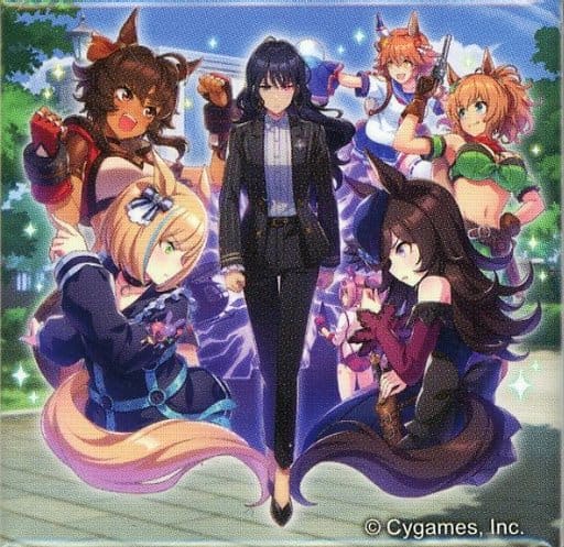 Wnnin'5 Winning☆Five Official Trading Square Can Badge - Umamusume Pretty Derby 4th EVENT SPECIAL DREAMERS!! EXTRA STAGE (40mm, Cygames)