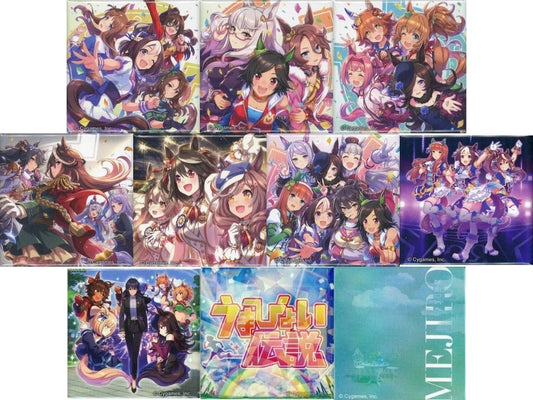 Umamusume Pretty Derby 4th EVENT EXTRA STAGE Official Trading Square Can Badge Set (Full 10 Types) - Cygames, 40mm