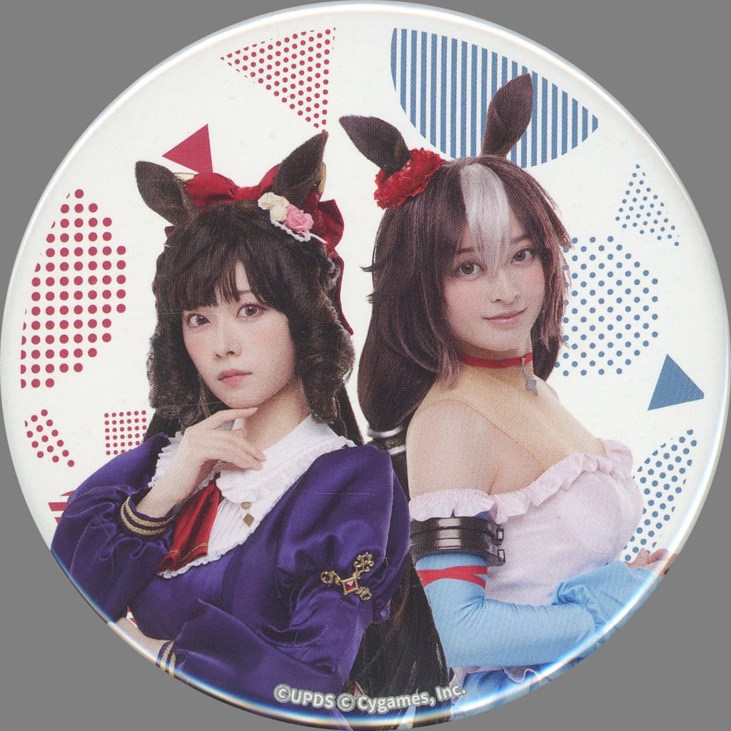 Riona Imaizumi (Yamanin Zephyr) & Karin Isobe (Daiichi Ruby) Random Can Badge - Umamusume Pretty Derby: Sprinters’ Story (65mm)
