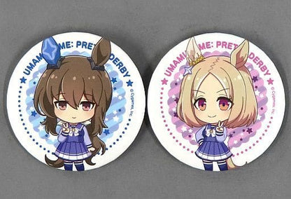 Admire Vega & Narita Top Road Trading Can Badge 2-Piece Set - 54mm V-Sign 2nd Anniversary (7-Eleven Campaign, Brand: Seven-Eleven)