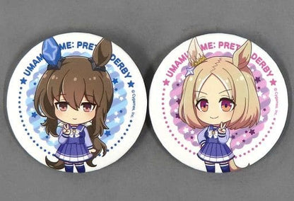 Admire Vega & Narita Top Road Trading Can Badge 2-Piece Set - 54mm V-Sign 2nd Anniversary (7-Eleven Campaign, Brand: Seven-Eleven)