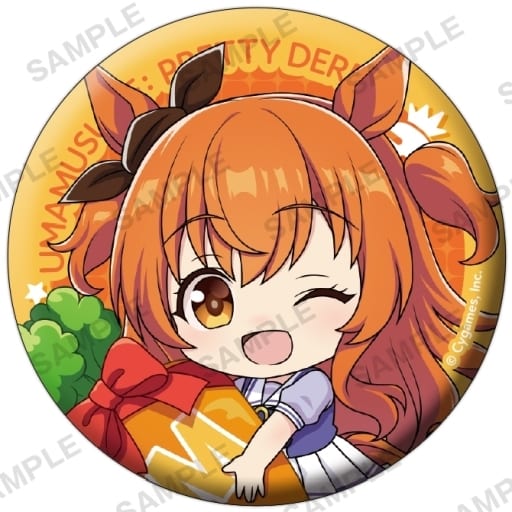 Mayano Top Gun Trading Can Badge - Umamusume Pretty Derby Mugyumi ni Trading Can Badge Vol.3 - 58mm (Bushiroad Creative)