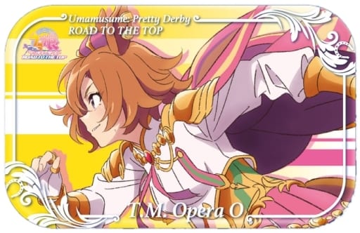 T.M. Opera O A Maru-Kaku Rectangular Can Badge - Umamusume Pretty Derby ROAD TO THE TOP (Ensky, 70×44mm)