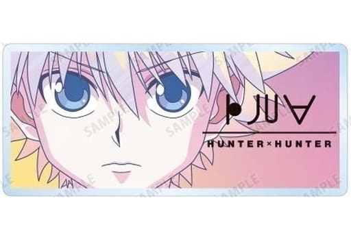 Killua Zoldyck Acrylic Name Plate - HUNTER×HUNTER Ani-Art Clear Label (Animate Fair 2023, ARMA BIANCA) - Approx. 30 mm (Pre-owned)