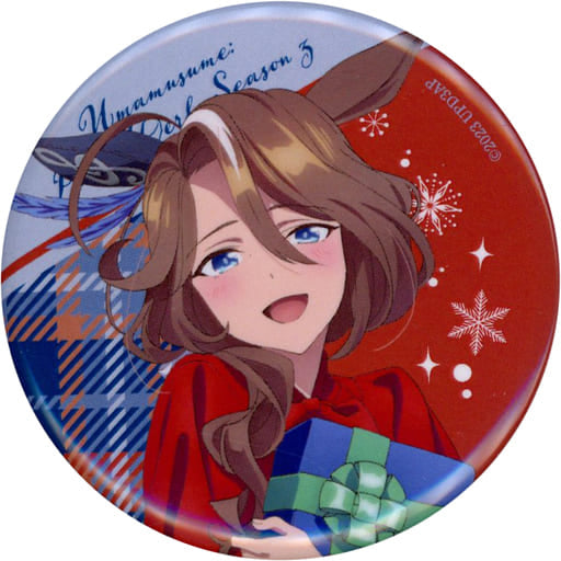 Sounds of Earth Umamusume Pretty Derby Season 3 POP UP SHOP 57mm Trading Tin Badge — Christmas Gift Ver. (Chugai Kogyo)