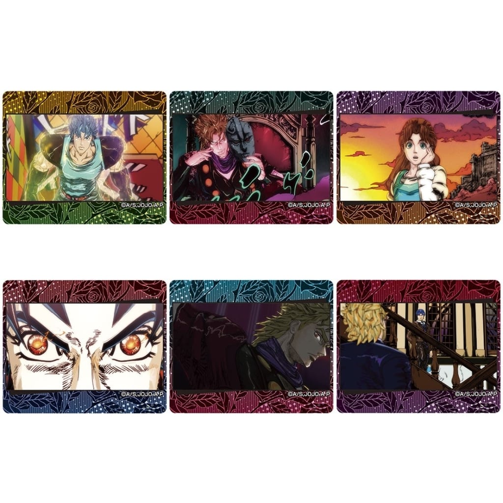 JoJo's Bizarre Adventure Scene Photo Acrylic Badge Collection OP ver. vol.1 - Complete 6-Piece Set (Medicos Entertainment, Approx. 49 mm)