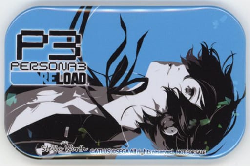Persona 3 Reload Protagonist Rounded Rectangle Can Badge
