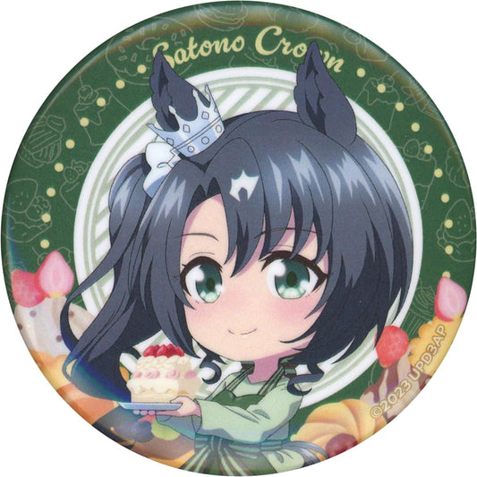 Satono Crown Trading Can Badge - Umamusume Pretty Derby Season 3 × animate cafe - 57mm (Animate)