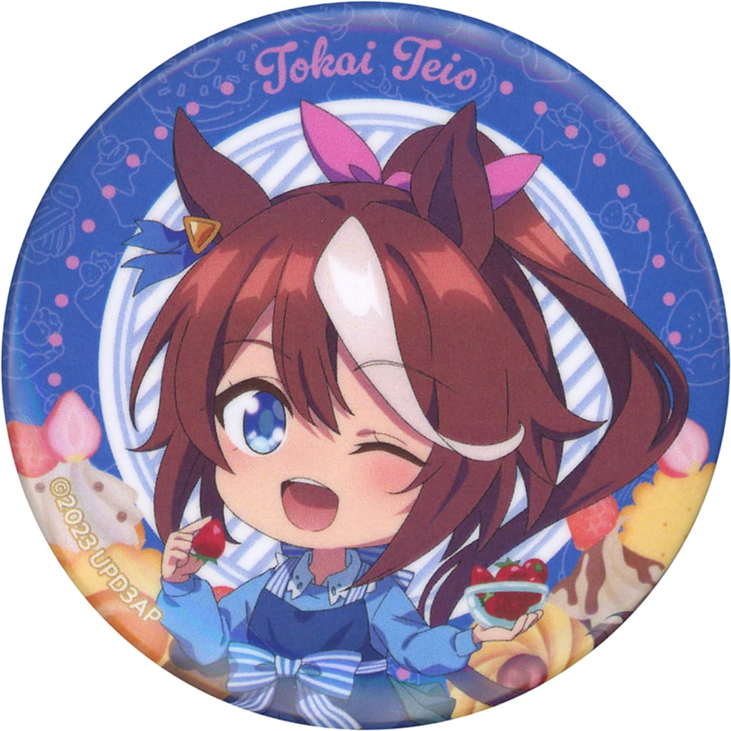 Tokai Teio Trading Can Badge - Umamusume Pretty Derby Season 3 × animatecafe (Animate) - 5.7cm Pre-owned