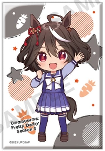 Kitasan Black Square Can Badge - Umamusume Pretty Derby Season 3 (Bushiroad Creative) 53×78mm