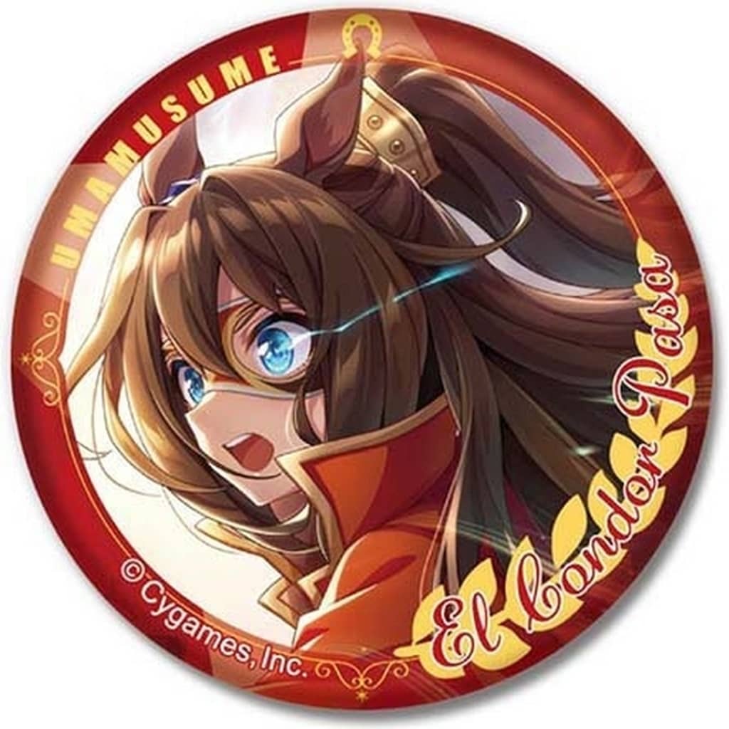 El Condor Pasa CAN Badge - Umamusume Pretty Derby Vol.4 A (56mm) Hasepro / Bandai