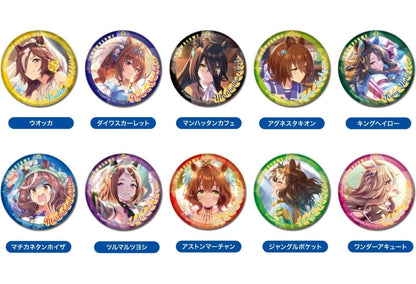 Umamusume Pretty Derby CAN Badge Vol.4 B - Full 10-Piece Set (Hasepro / Bandai) - Used
