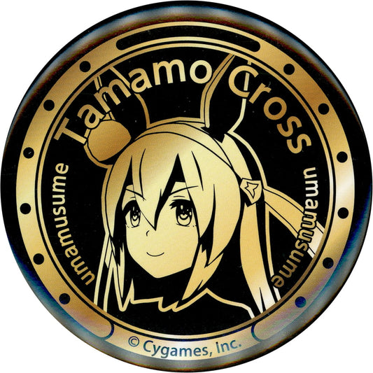 Tamamo Cross Can Badge - Umamusume Pretty Derby × SUNTORY BOSS Promotional Bonus (58mm)