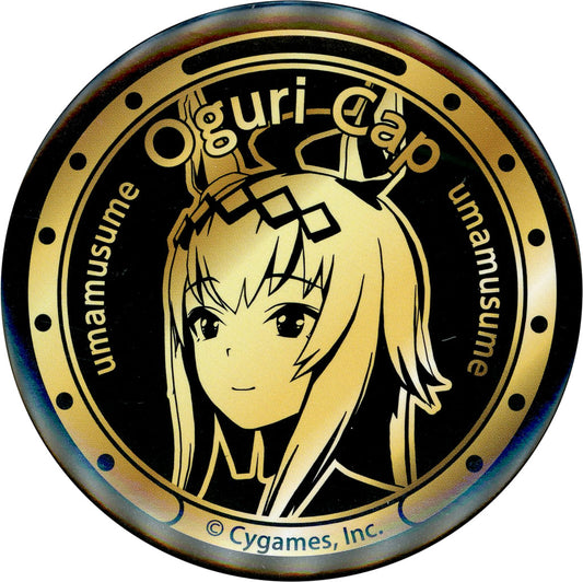 Oguri Cap Can Badge - Umamusume Pretty Derby × Suntory BOSS Promo Gift (58mm) - Pre-owned