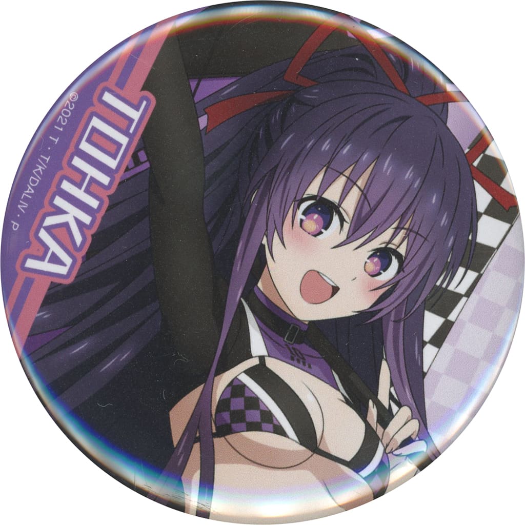 Tohka Yatogami Borderless Can Badge - Date A Live IV Race Queen Ver.