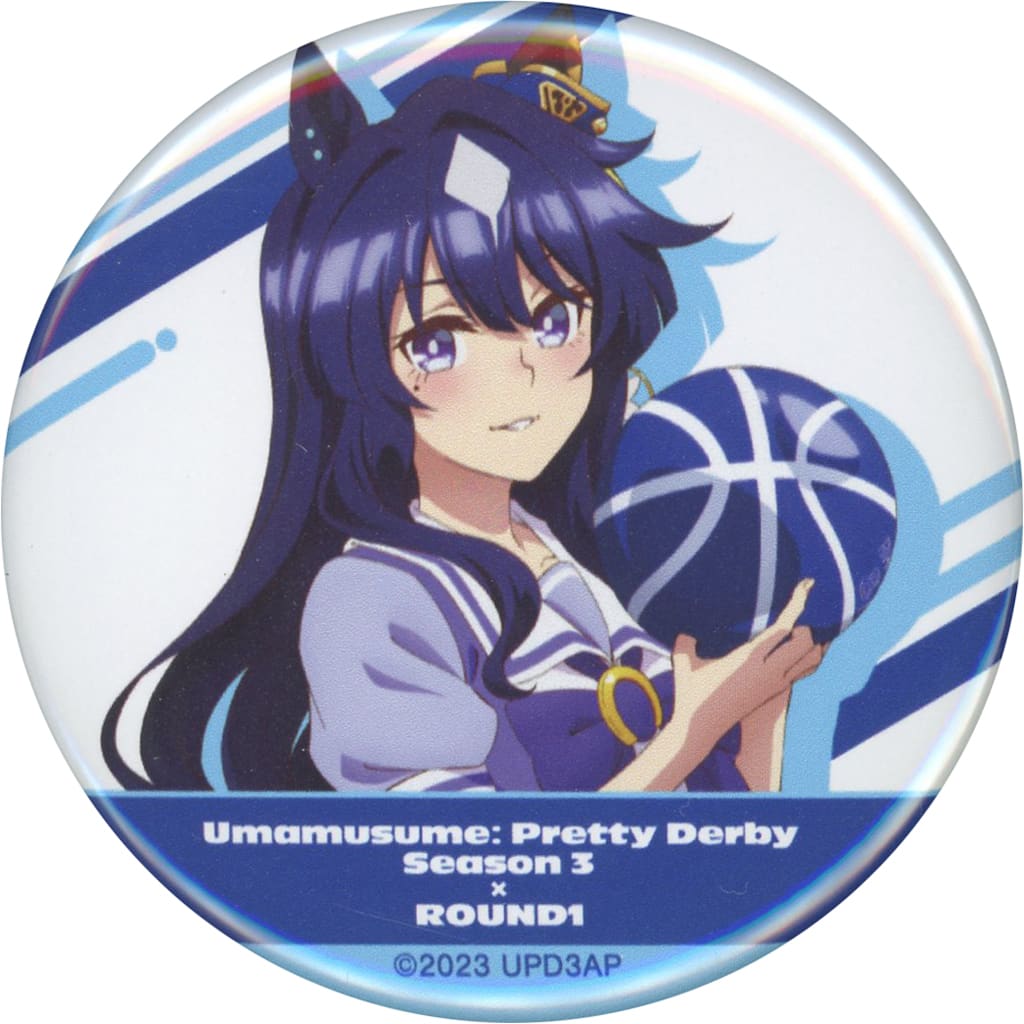 Verxina 55mm Trading Can Badge - Umamusume Pretty Derby Season 3 × ROUND1 (Alma Bianca, Pre-owned)