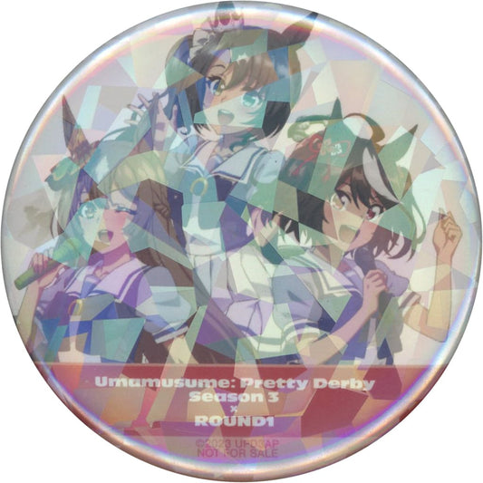 Umamusume Pretty Derby Season 3 × ROUND1 Trading Can Badge (Box Purchase Bonus) - Almabianca 55mm