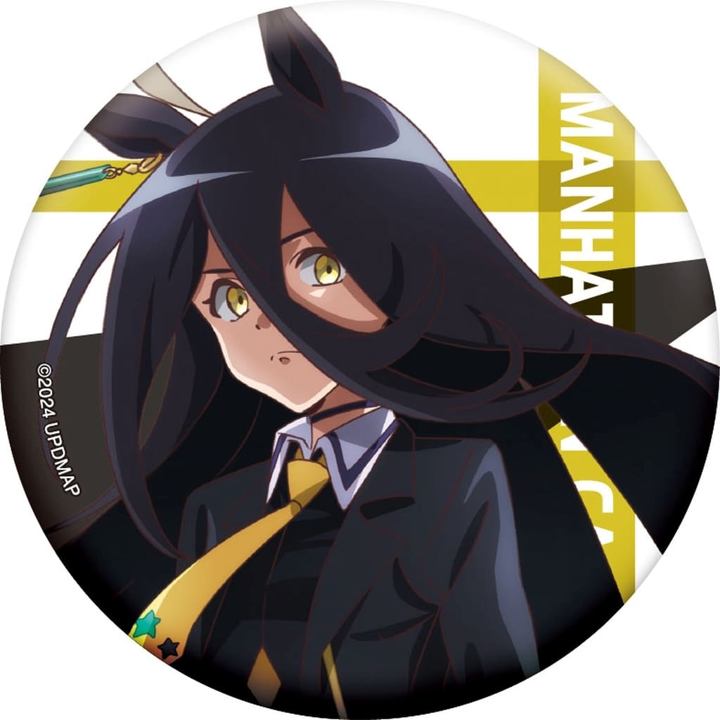 Manhattan Cafe Movie Character Badge - Umamusume Pretty Derby – Beginning of a New Era Character Badge Collection (Movic) 57mm - Pre-owned
