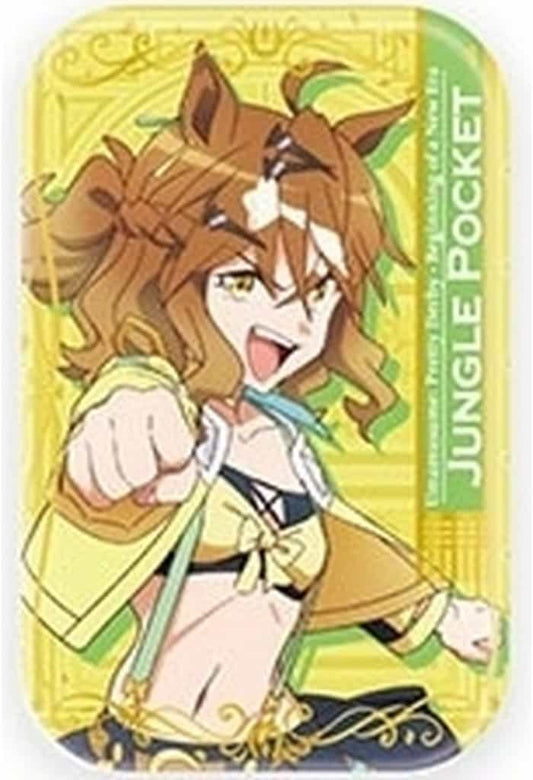 Jungle Pocket Foil Rounded Square Can Badge (Ensky) — Umamusume Pretty Derby – Beginning of a New Era (70×44×4mm)