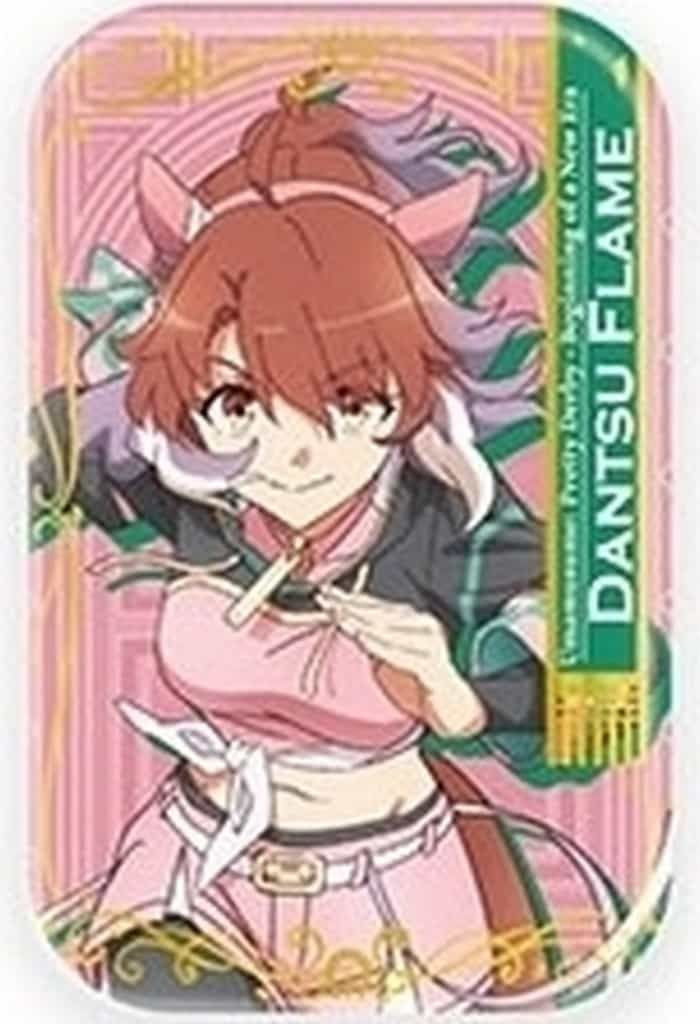 Dantsu Flame Foil Rounded Can Badge - Umamusume Pretty Derby – Beginning of a New Era (Ensky, Foil, ~70×44×4mm, Pre-owned)