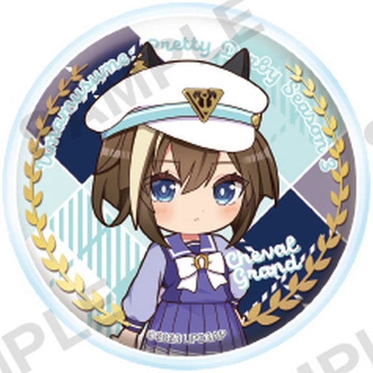 Cheval Grand Can Badge & Cover - Umamusume Pretty Derby Season 3 (50mm) - Bushiroad Creative Official Merchandise