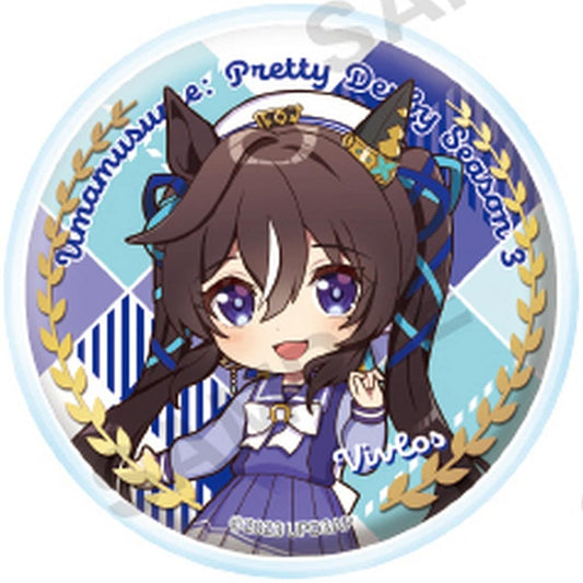 Vivlos Pin Badge & Cover - Umamusume Pretty Derby Season 3 Capsule Can Badge (50mm) - Bushiroad Creative
