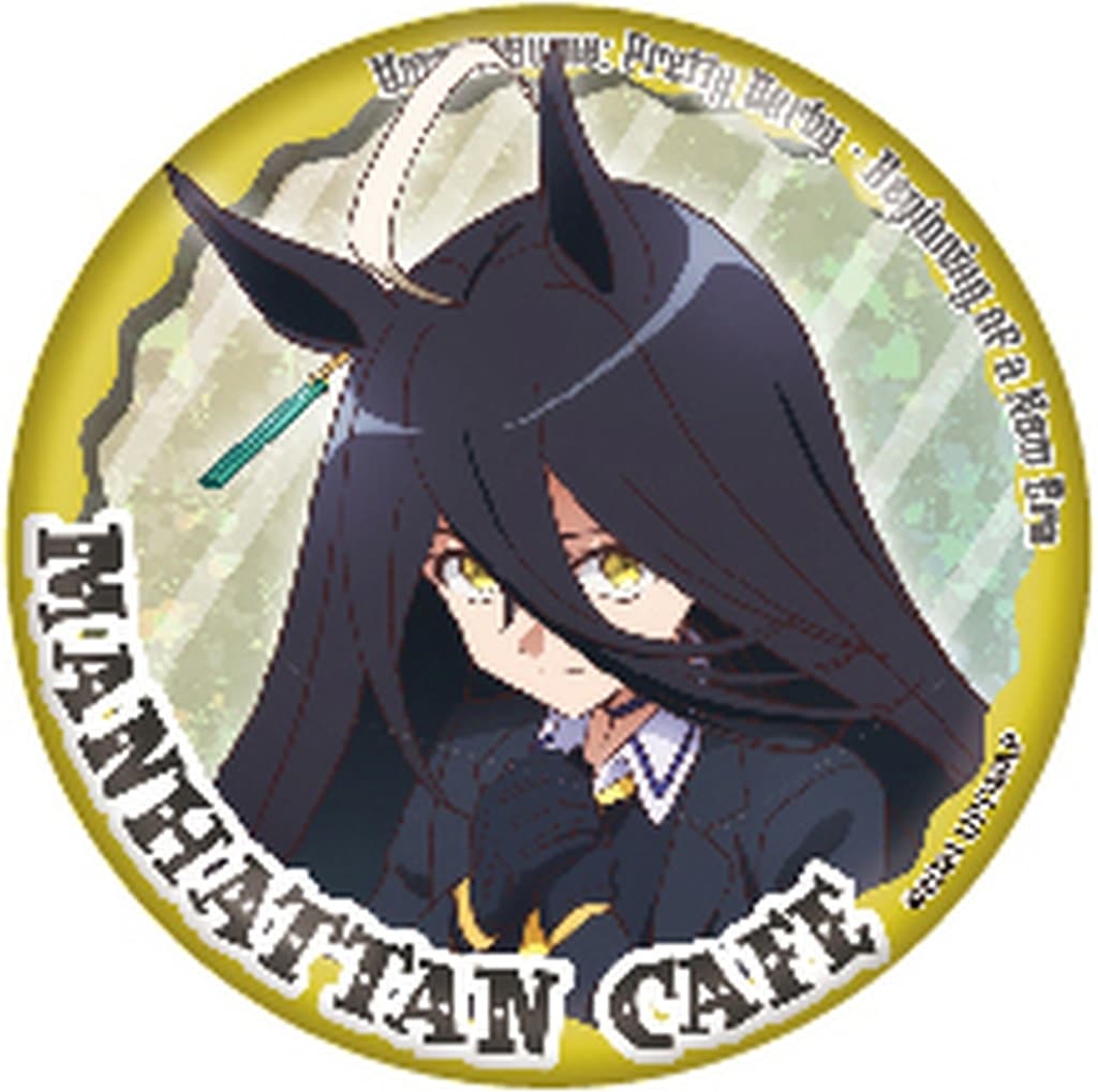 Manhattan Cafe Hologram Can Badge Umamusume Pretty Derby Beginning of a New Era 57mm
