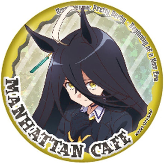 Manhattan Cafe Hologram Can Badge Umamusume Pretty Derby Beginning of a New Era 57mm
