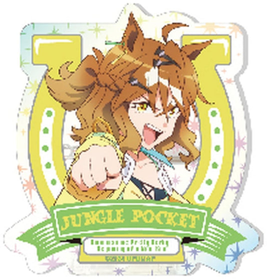 Jungle Pocket Acrylic Badge Umamusume Pretty Derby Beginning of a New Era Hologram