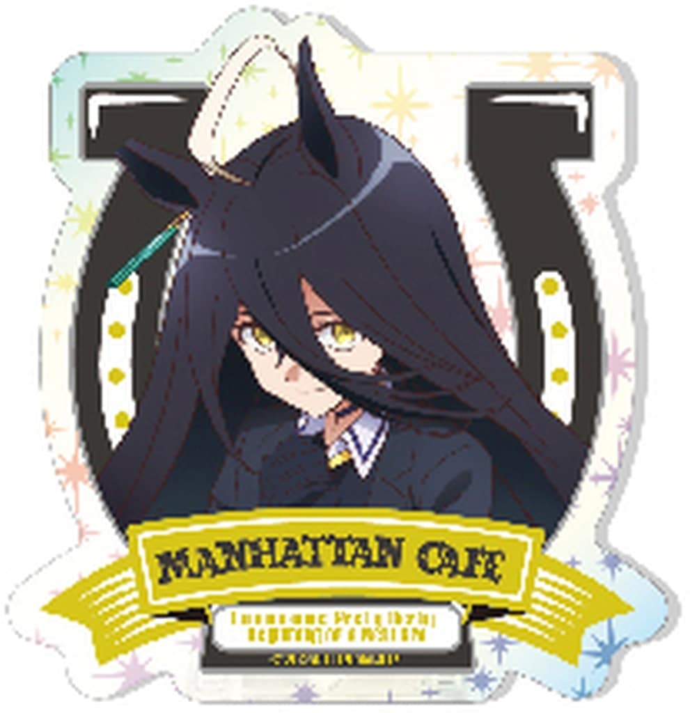 Manhattan Cafe Acrylic Badge - Umamusume Pretty Derby The Movie: A New Era Door (Approx. 60mm) by Shimizu Sangyo - Used