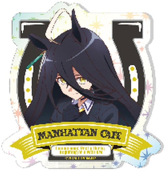 Manhattan Cafe Acrylic Badge - Umamusume Pretty Derby The Movie: A New Era Door (Approx. 60mm) by Shimizu Sangyo - Used