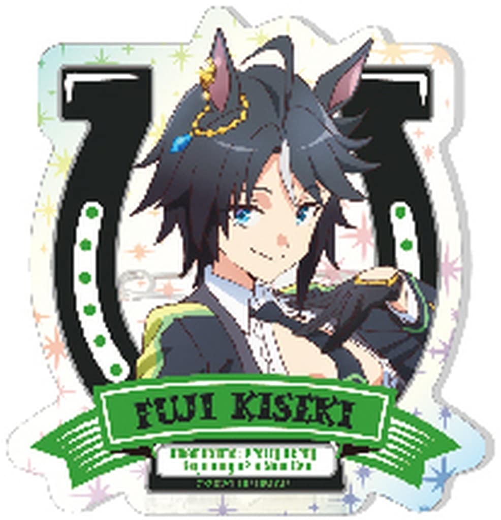 Fuji Kiseki Acrylic Badge - Umamusume Pretty Derby – Beginning of a New Era (Hologram Acrylic, ~60mm, Shimizu Sangyo)