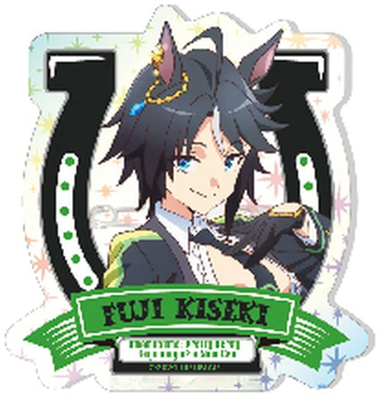 Fuji Kiseki Acrylic Badge - Umamusume Pretty Derby – Beginning of a New Era (Hologram Acrylic, ~60mm, Shimizu Sangyo)