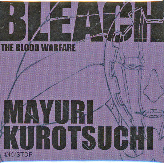 Mayuri Kurotsuchi Square Can Badge (A) BLEACH Review Event