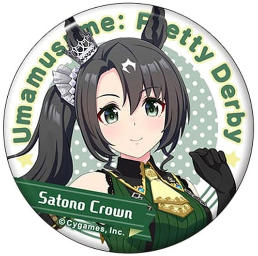 Satono Crown Character Badge - Umamusume Pretty Derby Character Badge Collection Vol.9 (Movic) — 5.6cm Metal Pin, One Random Item