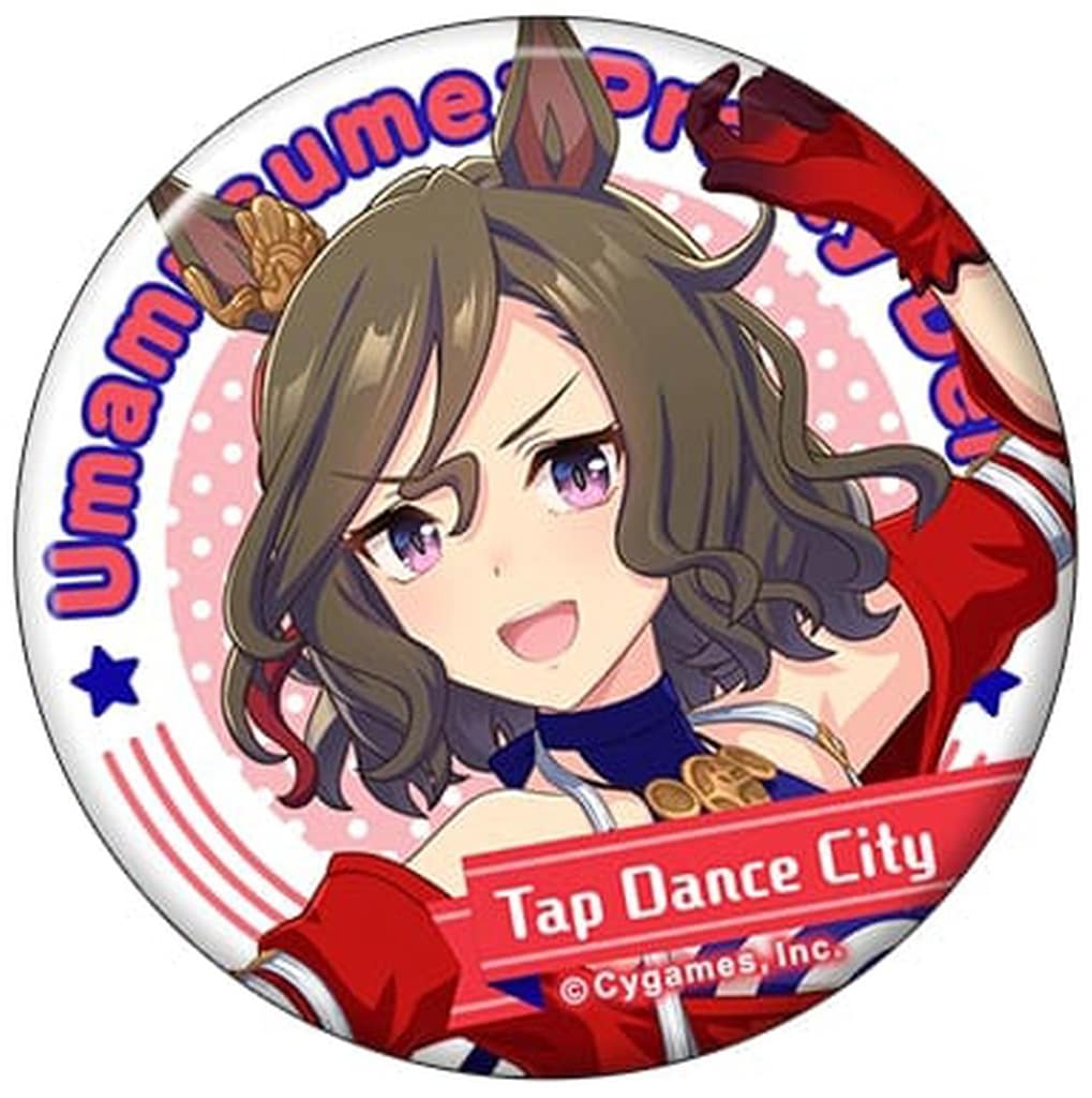 Tap Dance City Character Badge - Umamusume Pretty Derby Character Badge Collection Vol.9 (Movic) 5.6cm — Pre-owned