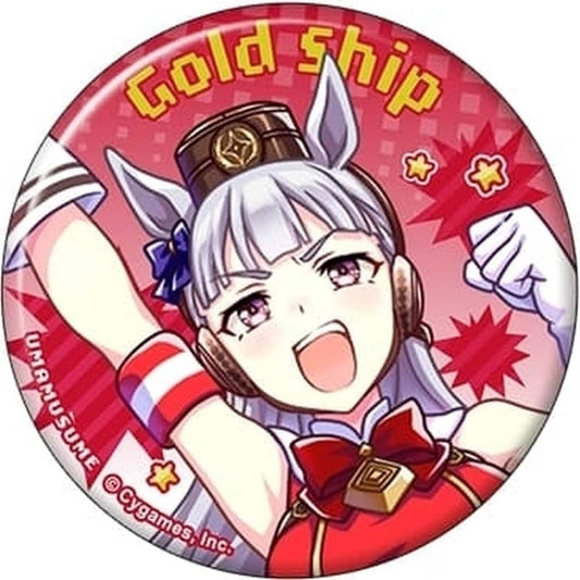 Gold Ship Character Badge (Character Badge Collection A) - Umamusume Pretty Derby — Movic 5.7cm Round Pin